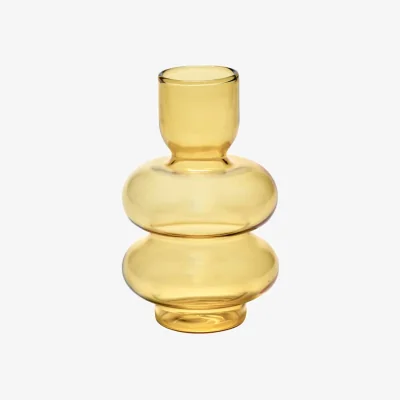 Made in Design Bubble Vase glass yellow / H 15 cm - Serax