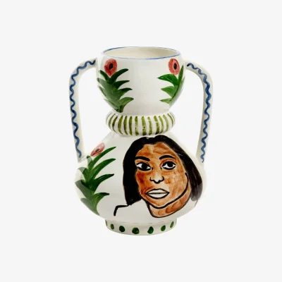 Made in Design Mamey Vase ceramic multicoloured / Ø 32 x H 40 cm - Serax
