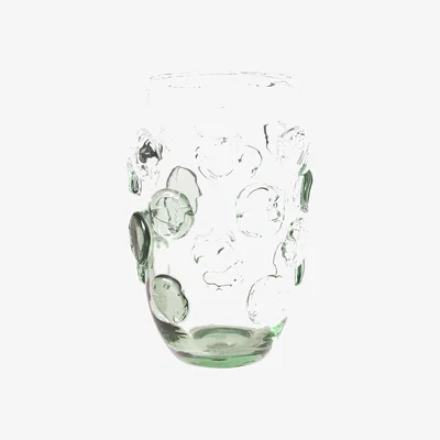 Made in Design Lump Vase glass green / Ø 17 x H 25 cm - Hand-blown recycled glass - Ferm Living