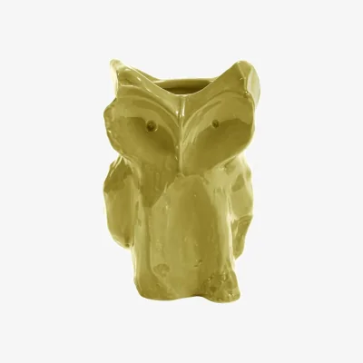 Made in Design After Midnight Owl  Vase ceramic yellow / XS - H 12 cm - Serax