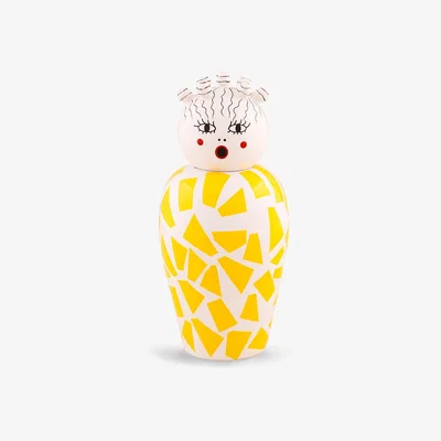 Made in Design Canopie Rosio Vase with lid - / With lid by Seletti Yellow
