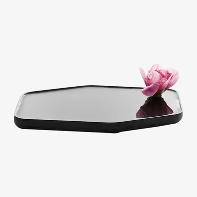 Made in Design Plan Vase - Small -24 x 15 cm by Moustache Black