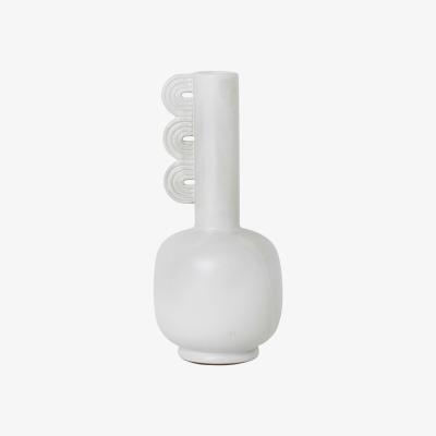 Made in Design Muses - Clio Vase - / Ø 13 x H 29 cm by Ferm Living White