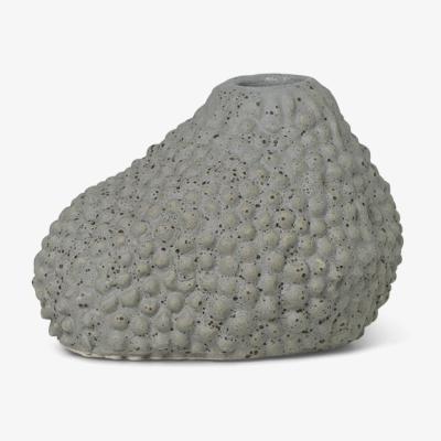 Made in Design Vulca Mini Vase - / Enamelled stoneware by Ferm Living Grey