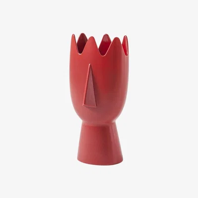 Made in Design Diavoletti Vase - / H 37.5 cm - Alessandro Mendini & Daniel Eltner, 2018 by Cappellini Red