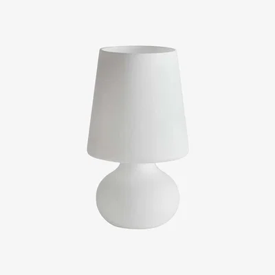 Made in Design Fontana Vase glass white / Ø 10.5 x H 18.2 cm - Mouth-blown - Fontana Arte