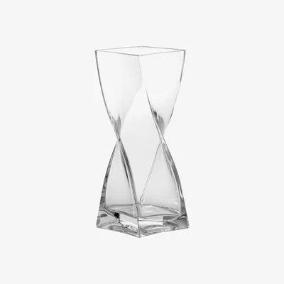 Made in Design Swirl Vase - H 30 cm by Leonardo Transparent