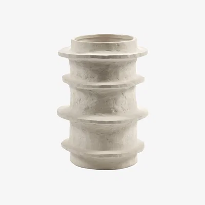 Made in Design Molly 3 Small Flower-pot holder ceramic beige / Ø 20.5 x H 29 cm - Serax