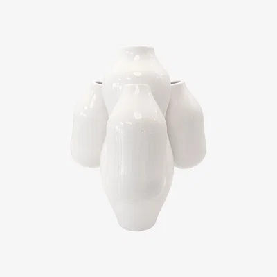 Made in Design Vase Allpa Mini ceramic / Ø 25 x H 28 cm - Hand-made / Jean-Baptiste Fastrez, 2020 - Moustache