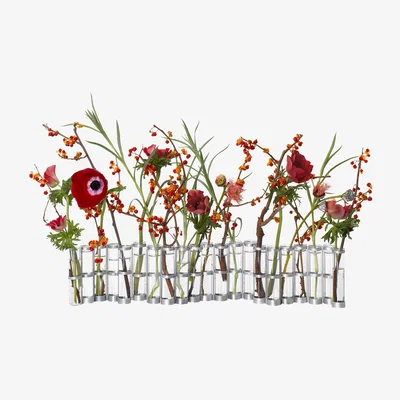 Made in Design d'Avril Petit Vase - Small / L 55 cm x H 10 cm by Tsé-Tsé Transparent