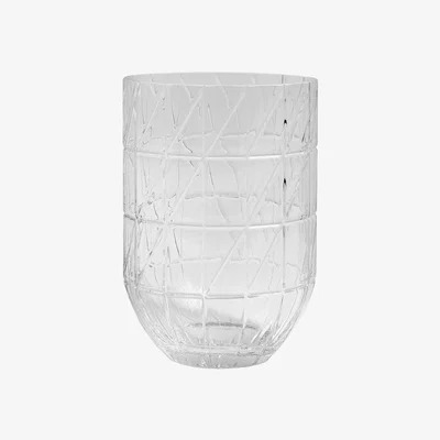 Made in Design Colour Large Vase - Ø 13 x H 27,5 cm by Hay Transparent