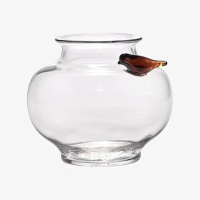 Made in Design Perch Vase glass transparent / Small - Ø 24 x H 20 cm - Serax