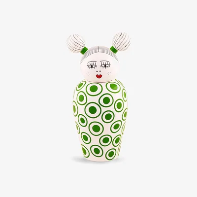 Made in Design Canopie Izumi Vase with lid - / With lid by Seletti Green