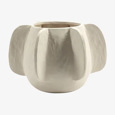 Made in Design Molly 8 Flower-pot holder ceramic beige / Ø 23 x H 17 cm - Serax