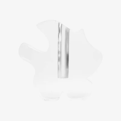 Made in Design Draw Small Bud vase composite material transparent / Resin - H 17 cm - Normann Copenhagen