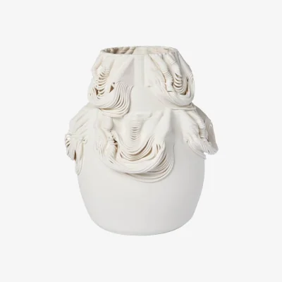 Made in Design Drisca Vase ceramic white - Ferm Living