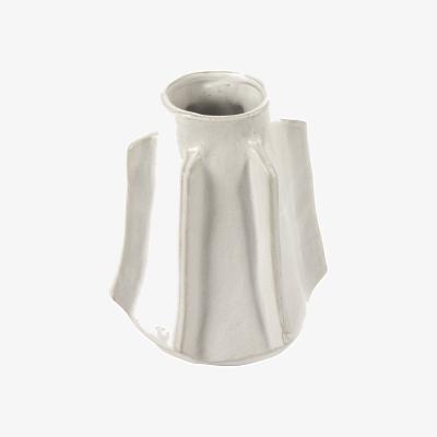 Made in Design Billy 1 Vase ceramic white / Sandstone - Ø 16 x H 19 cm - Serax