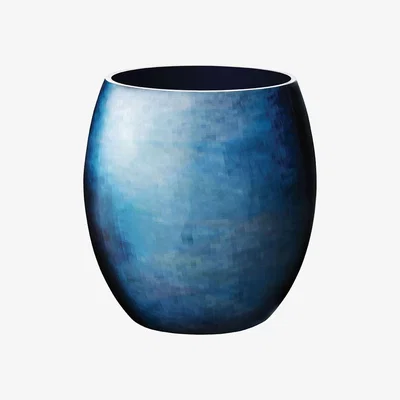 Made in Design Stockholm Horizon Vase - Medium - H 22 cm by Stelton Blue