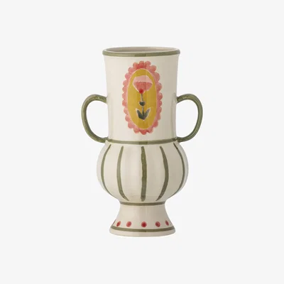 Made in Design Odina Vase ceramic green / Ø 9 x H 21 cm - Bloomingville