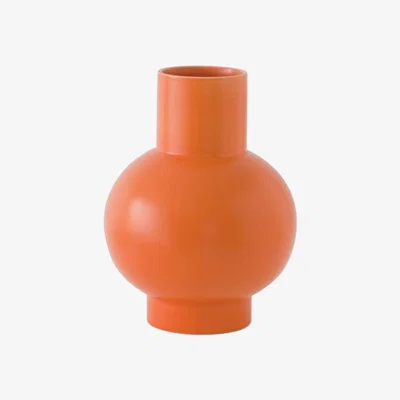 Made in Design Strøm Extra Large Vase - / H 33 cm - Handmade ceramic by raawii Orange