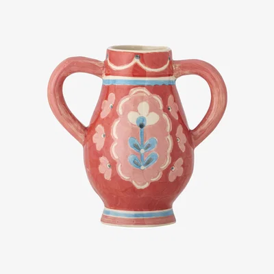 Made in Design Odina Vase ceramic red / Ø 11 x H 15 cm - Bloomingville