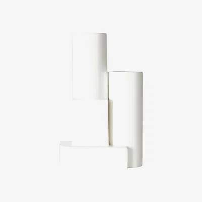 Made in Design Block Small Vase - / H 26 cm by Tom Dixon White