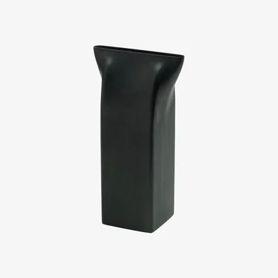 Made in Design Pinch Vase by Alessi Black