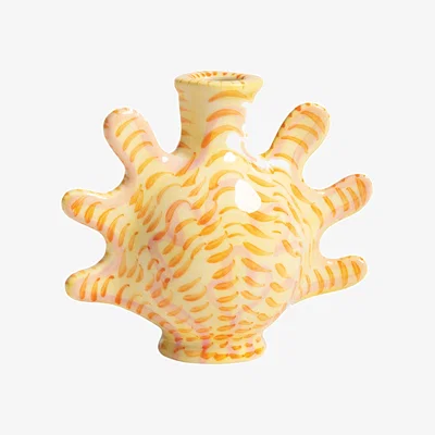 Made in Design Shellegance Small Vase ceramic orange / Vase - 15 x H 13 cm - & klevering