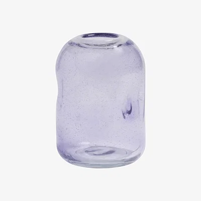 Made in Design Bubble Vase glass purple / Recycled glass - Ø 10 x H 14 cm - & klevering