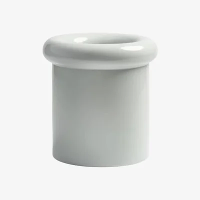 Made in Design Turban Vase ceramic grey / Ø 20 x H 21.5 cm - & klevering