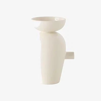 Made in Design Momento JH40 Vase ceramic white / Jaime Hayon - L 19.3 x H 28.8 cm - &tradition