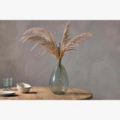Nkuku Nkuku Virya Recycled Glass Vase | Vases & Planters | Pale Blue