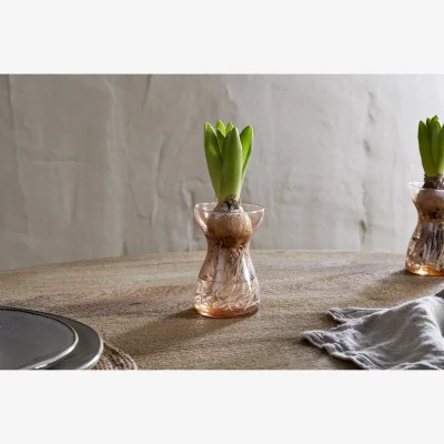 Nkuku nkuku Enir Hyacinth Vase | Decorative Accessories | One Size | Dusty Terracotta