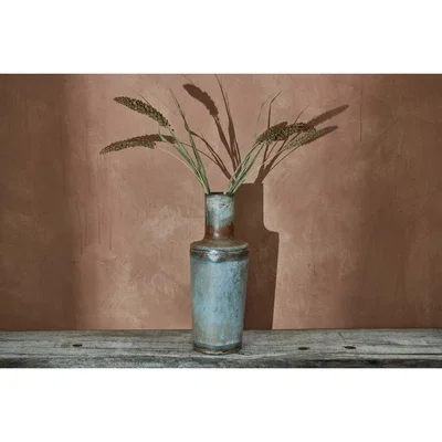Nkuku Nkuku Bennu Bottle Vase | Vases & Planters | Grey | 41.5 x 15 cm (Diameter)