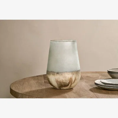 Nkuku nkuku Ngolo Recycled Glass Vase | Vases & Planters | Smoke