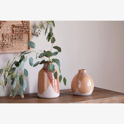Nkuku nkuku Lucia Ceramic Vase | Vases & Planters | Terracotta Mix | Large