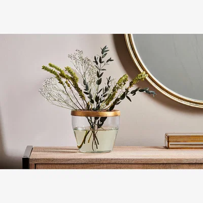 Nkuku Ramla Vase With Lid - TaperedNkukuVASES & PLANTERS