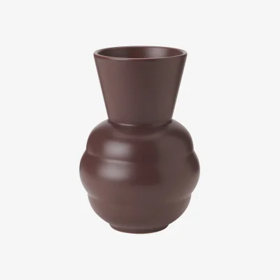 Nordic Nest Knabstrup Keramik Tortus Archie vase No1 21 cm Bordeaux