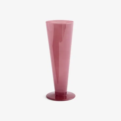 Nordic Nest HAY Conical vase Rose-dark red medium