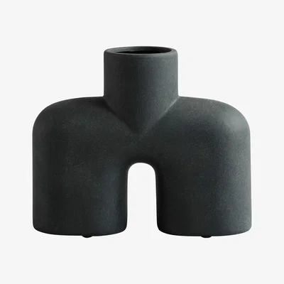 Nordic Nest 101 Copenhagen Cobra Uno Medio vase Black