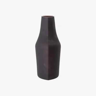 Nordic Nest Anda glass vase 23.5 cm brown