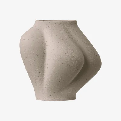 Nordic Nest AYTM Saltare vase Light Sand Ø15x25 cm