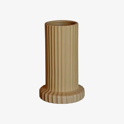 Nordic Nest Stripe vase 18 cm Ocra