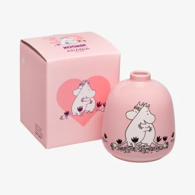 Nordic Nest Moomin Arabia Love Moomin Vase 83 mm