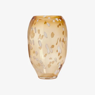Nordic Nest OYOY Jali vase large 35 cm Amber (orange)