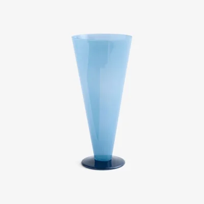 Nordic Nest HAY Conical vase Petrol blue-dark blue large