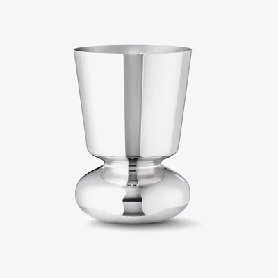 Nordic Nest Alfredo vase stainless steel small, 22 cm