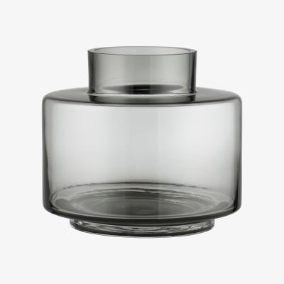 Nordic Nest Hedria vase 16 cm smoked grey (grey)