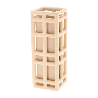 Nordic Nest Villa Collection Lyng vase 11x11x30 cm Sand