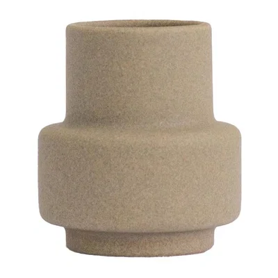Nordic Nest Ro Collection Hurricane vase S Ø9 Light Stone